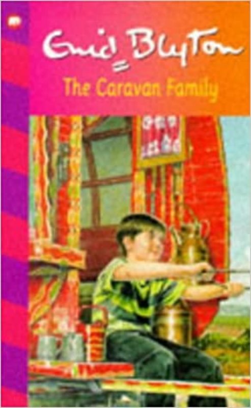 Book cover for "The Caravan Family" by Enid Blyton