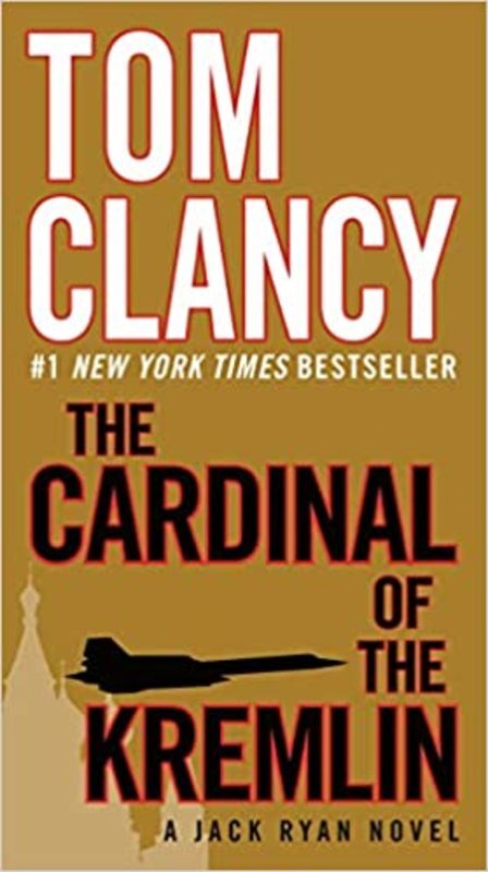 Book cover for "The Cardinal of the Kremlin" by Tom Clancy