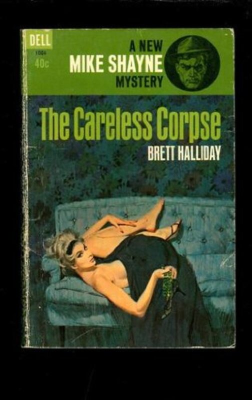 Book cover for "The Careless Corpse" by Brett Halliday