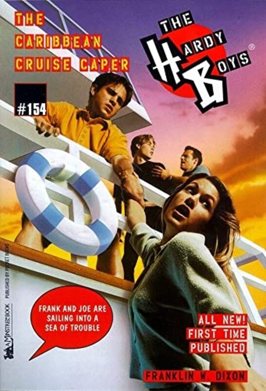 Book cover for "The Caribbean Cruise Caper" by Franklin W Dixon
