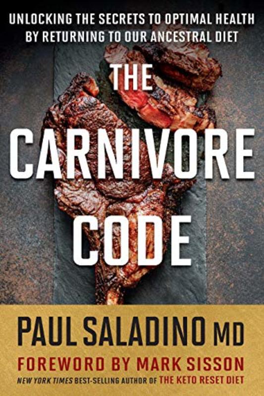 Book cover for "The Carnivore Code" by Paul Saladino MD