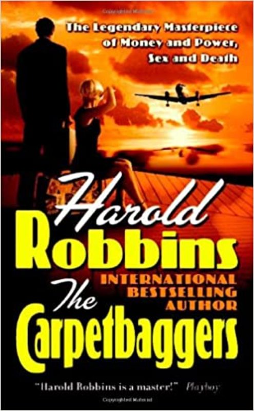 Book cover for "The Carpetbaggers" by Harold Robbins