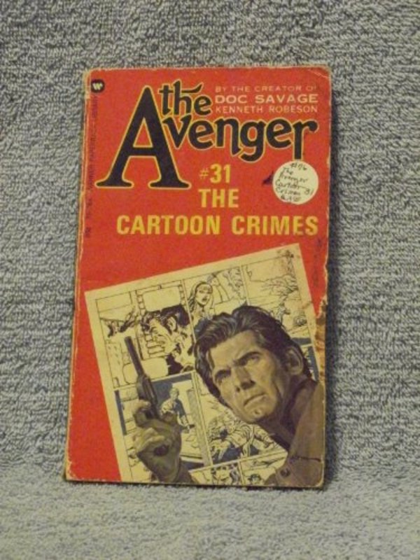 Book cover for "The Cartoon Crimes" by Kenneth Robeson
