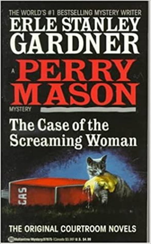 Book cover for "The Case of The Screaming Woman" by Erle Stanley Gardner