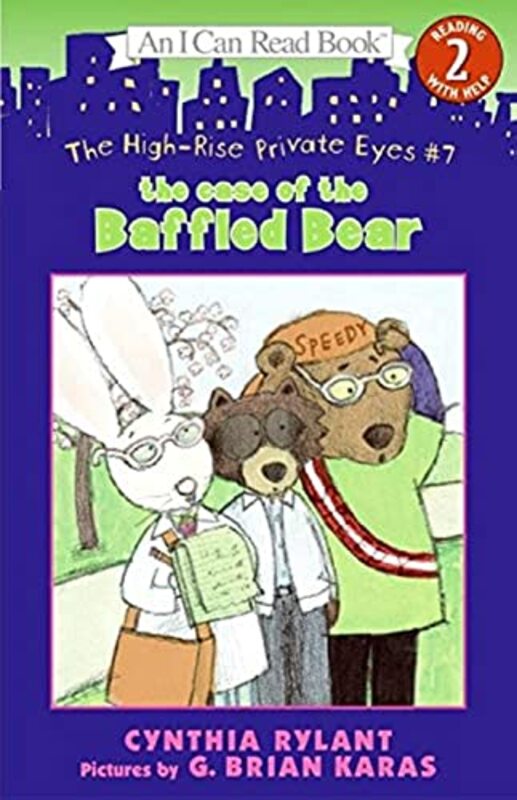 Book cover for "The Case of the Baffled Bear" by Cynthia Rylant
