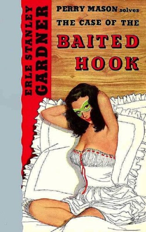 Book cover for "The Case of the Baited Hook" by Erle Stanley Gardner