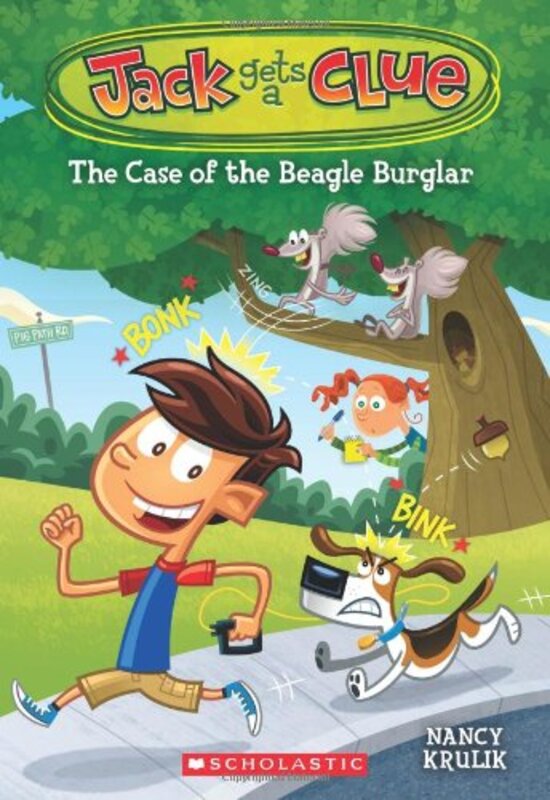 Book cover for "The Case of the Beagle Burglar" by Nancy Krulik