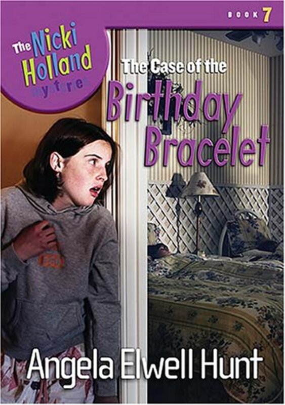 Book cover for "The Case of the Birthday Bracelet" by Angela Elwell Hunt