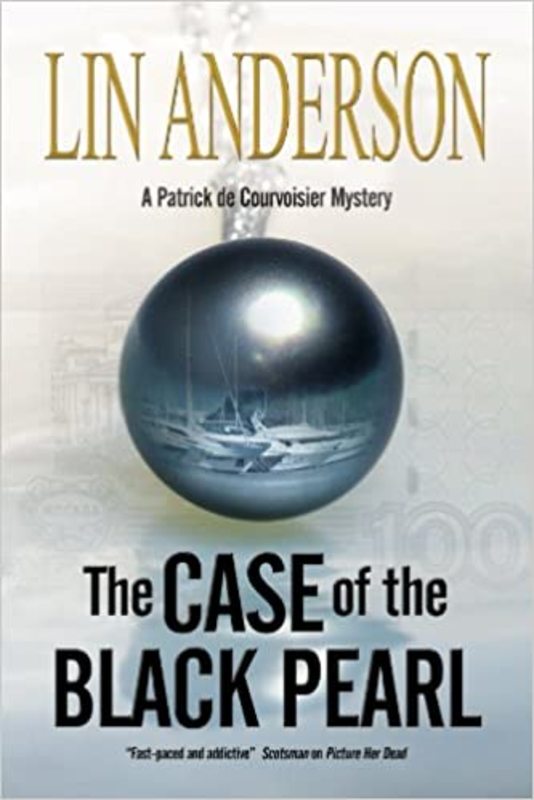 Book cover for "The Case of the Black Pearl" by Lin Anderson