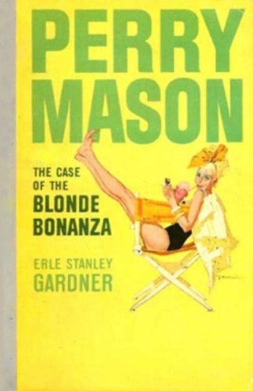 Book cover for "The Case of the Blonde Bonanza" by Erle Stanley Gardner
