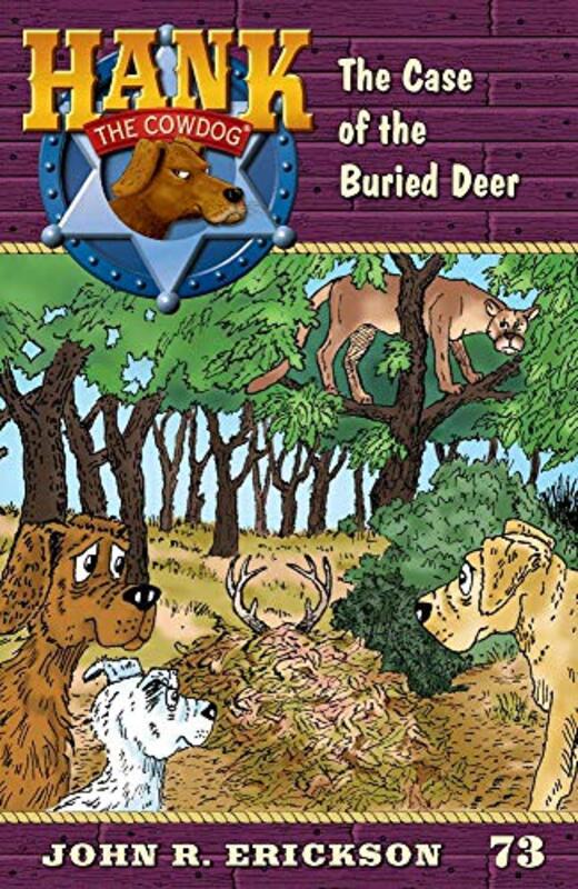 Book cover for "The Case of the Buried Deer" by John R Erickson