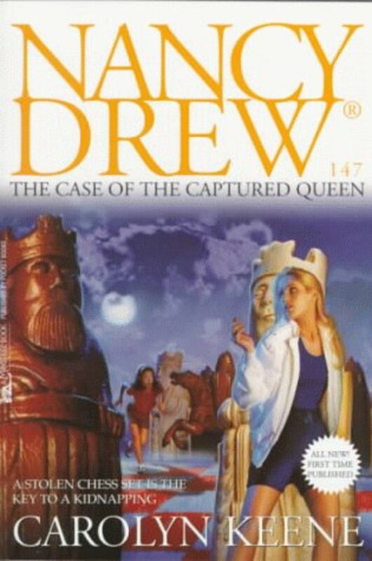 Book cover for "The Case of the Captured Queen" by Mildred A Wirt