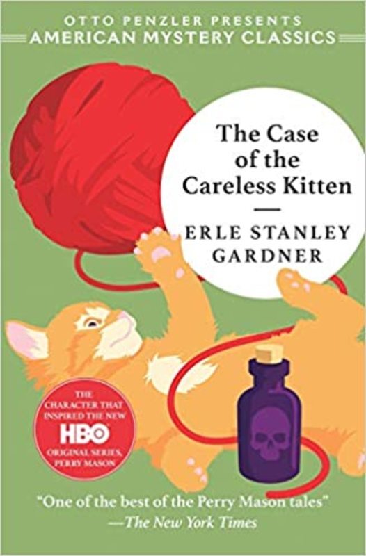 Book cover for "The Case of the Careless Kitten" by Erle Stanley Gardner