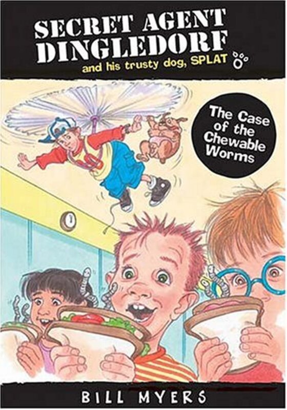 Book cover for "The Case of the Chewable Worms" by Bill Myers