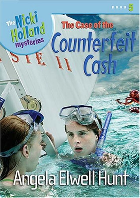 Book cover for "The Case of the Counterfeit Cash" by Angela Elwell Hunt