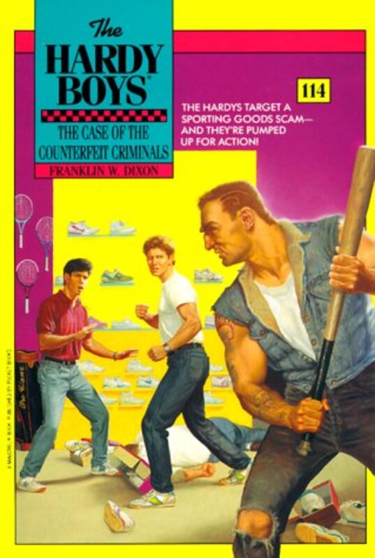 Book cover for "The Case of the Counterfeit Criminals" by Franklin W Dixon