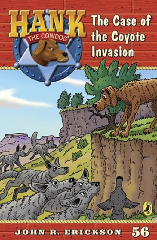 Book cover for "The Case of the Coyote Invasion" by John R Erickson