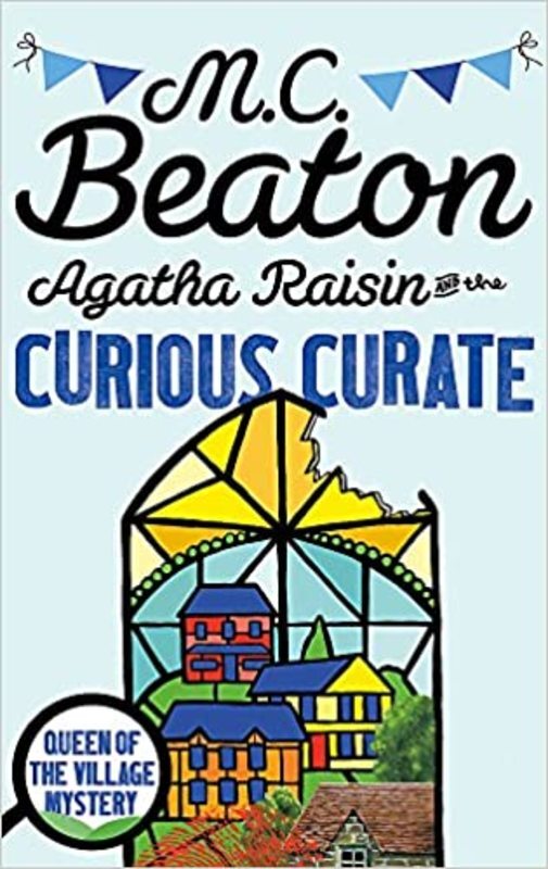 Book cover for "The Case of the Curious Curate" by MC Beaton