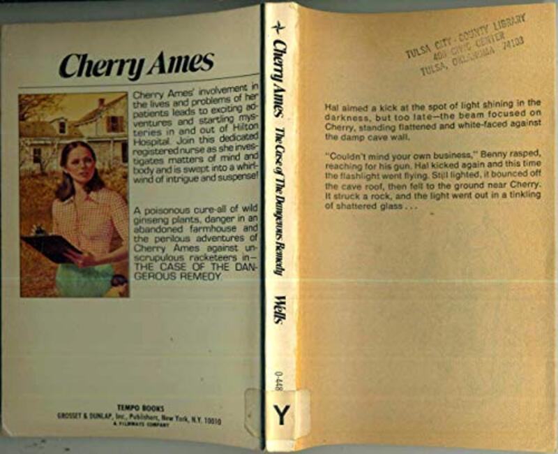Book cover for "The Case of the Dangerous Remedy" by Helen Wells