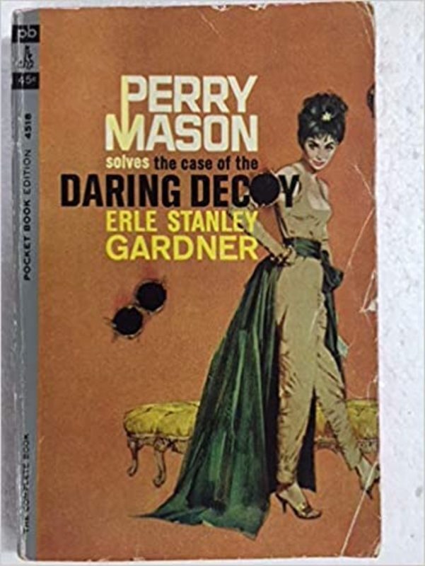 Book cover for "The Case of the Daring Decoy" by Erle Stanley Gardner