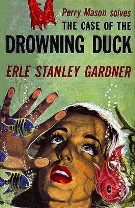 Book cover for "The Case of the Drowning Duck" by Erle Stanley Gardner