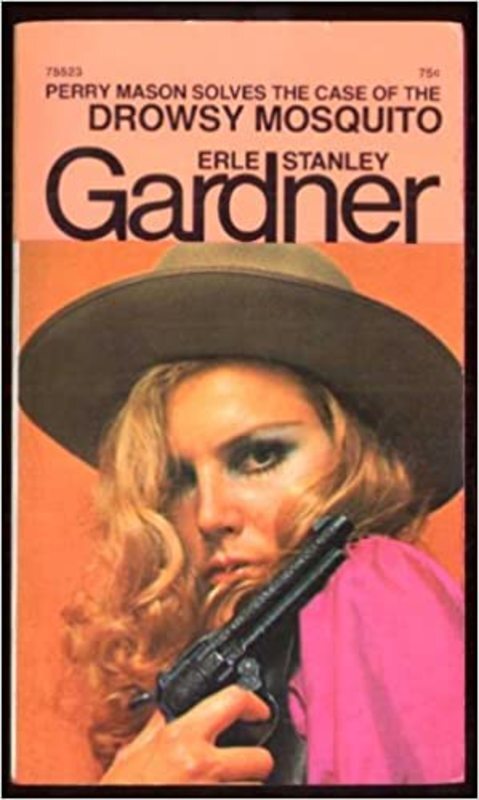Book cover for "The Case of the Drowsy Mosquito" by Erle Stanley Gardner