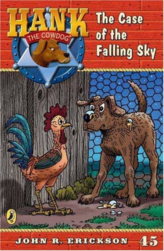 Book cover for "The Case of the Falling Sky" by John R Erickson