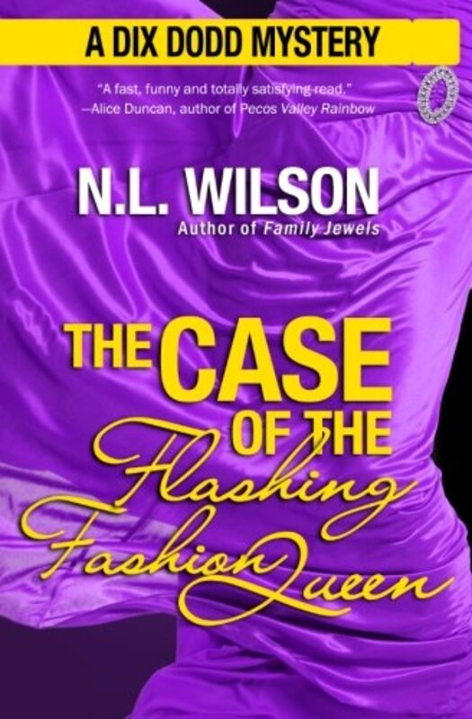 Book cover for "The Case of the Flashing Fashion Queen" by Norah Wilson