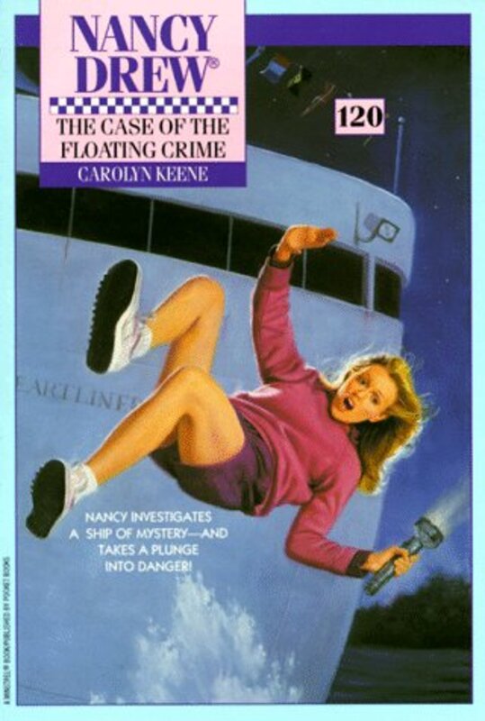 Book cover for "The Case of the Floating Crime" by Mildred A Wirt