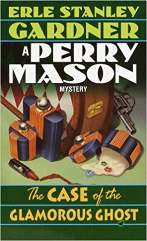 Book cover for "The Case of the Glamorous Ghost" by Erle Stanley Gardner