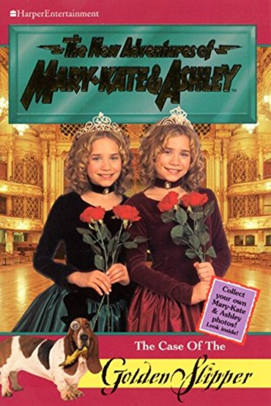 Book cover for "The Case of the Golden Slipper" by Melinda Metz