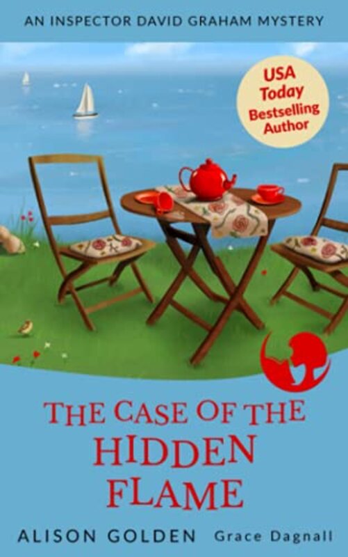 Book cover for "The Case of the Hidden Flame" by Alison Golden