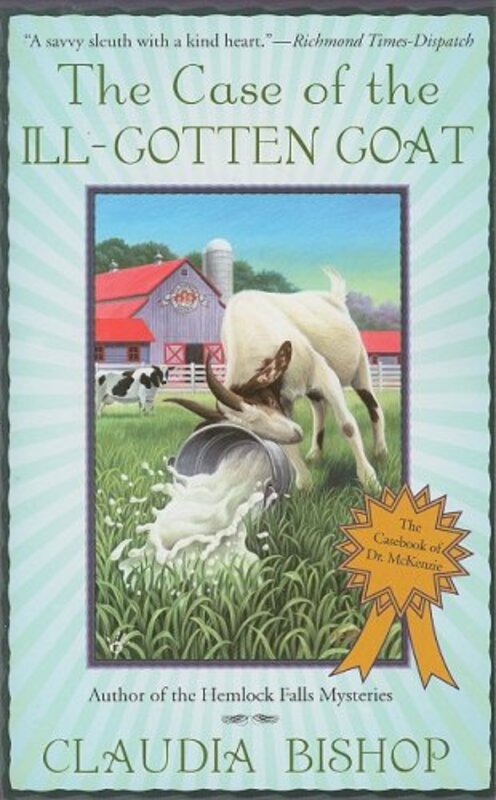Book cover for "The Case of the Ill-Gotten Goat" by Mary Stanton