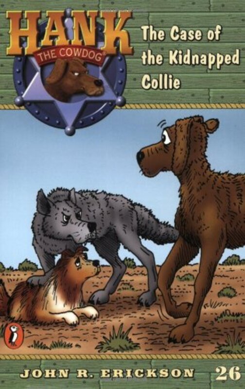 Book cover for "The Case of the Kidnapped Collie" by John R Erickson