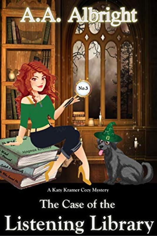 Book cover for "The Case of the Listening Library" by AA Albright
