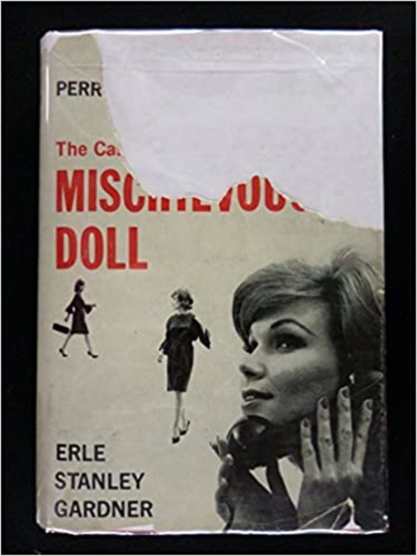 Book cover for "The Case of the Mischievous Doll" by Erle Stanley Gardner