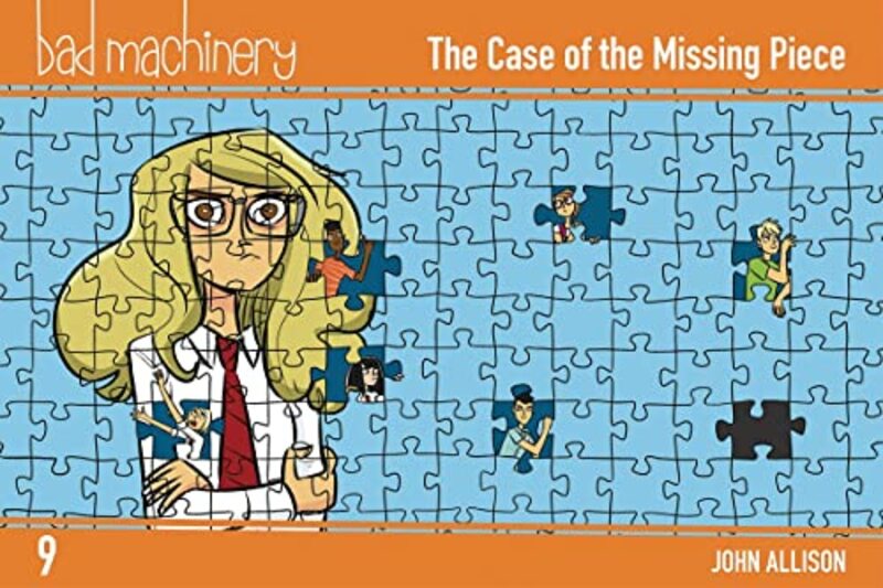 Book cover for "The Case of the Missing Piece" by John Allison