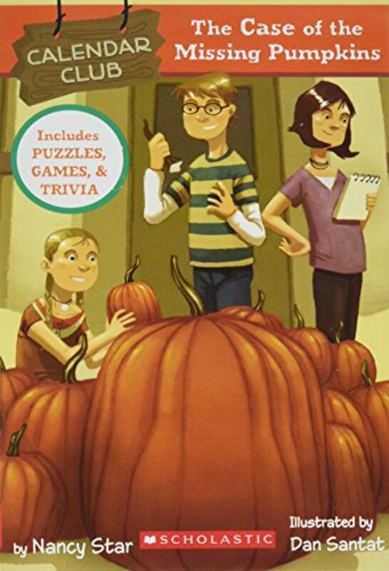 Book cover for "The Case of the Missing Pumpkins" by Nancy Star