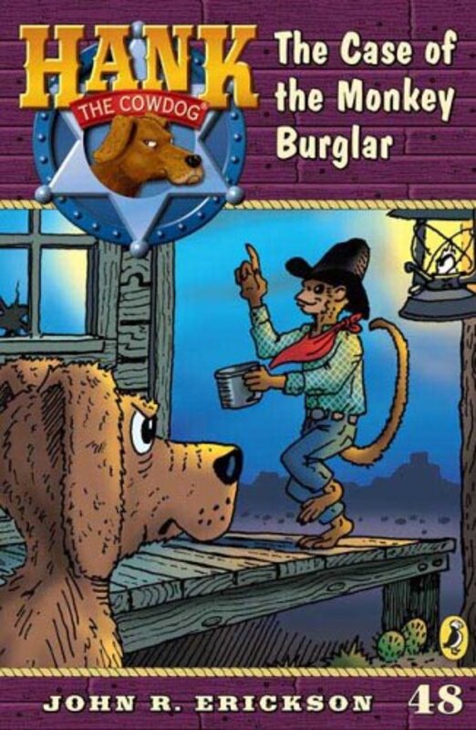 Book cover for "The Case of the Monkey Burglar" by John R Erickson