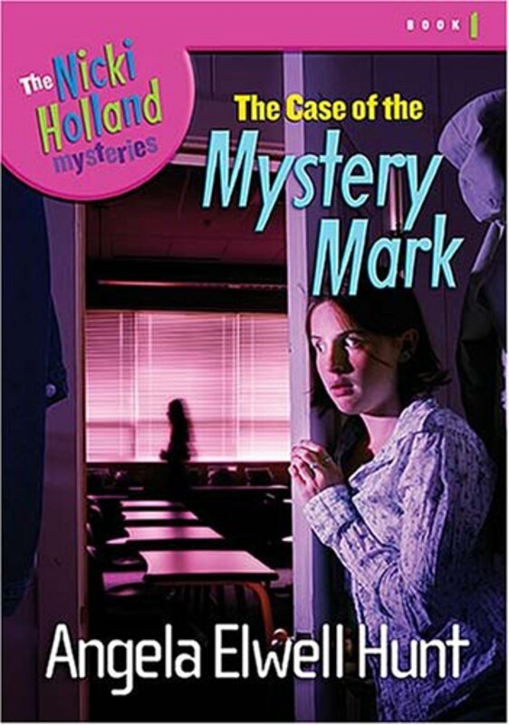 Book cover for "The Case of the Mystery Mark" by Angela Elwell Hunt