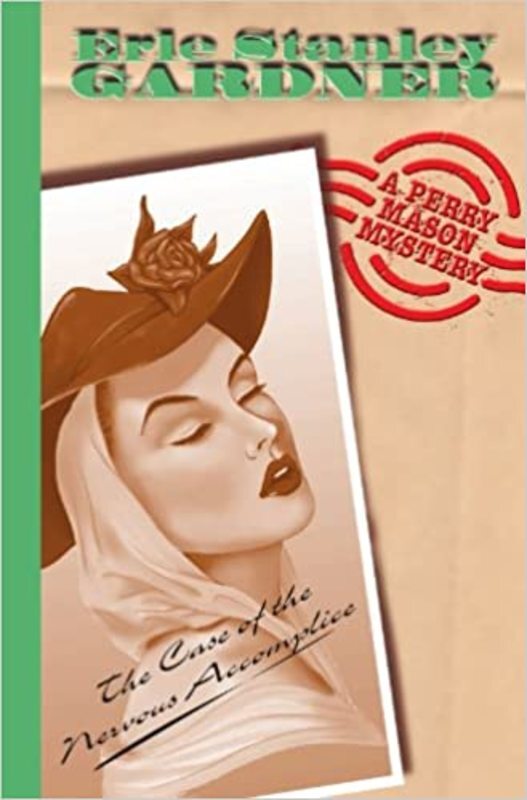 Book cover for "The Case of the Nervous Accomplice" by Erle Stanley Gardner