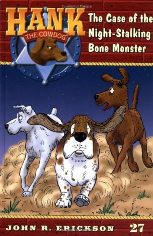 Book cover for "The Case of the Night-Stalking Bone Monster" by John R Erickson