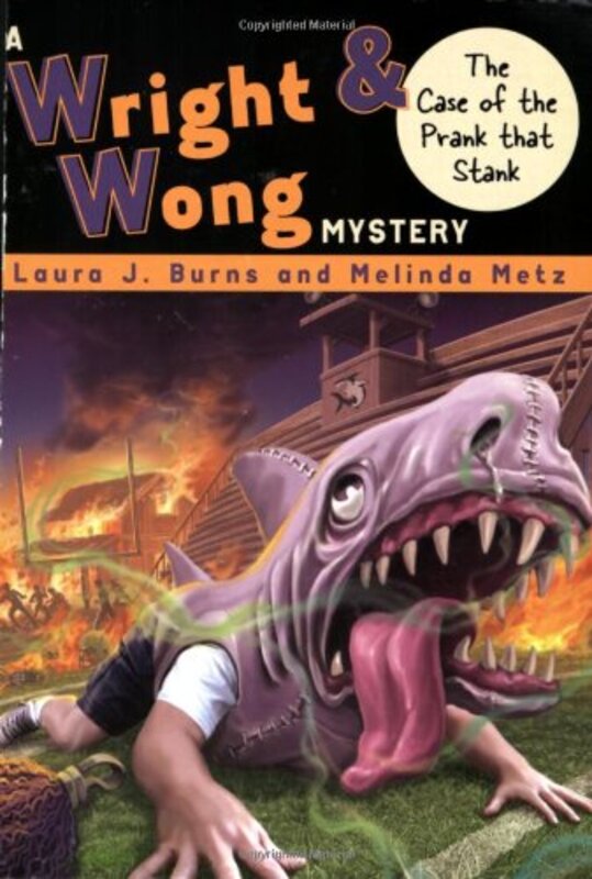 Book cover for "The Case of the Prank that Stank" by Melinda Metz