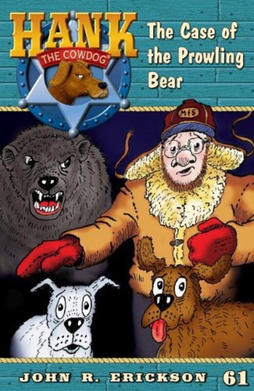Book cover for "The Case of the Prowling Bear" by John R Erickson