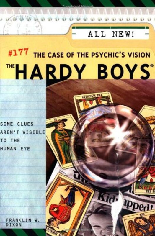 Book cover for "The Case of the Psychic's Vision" by Franklin W Dixon