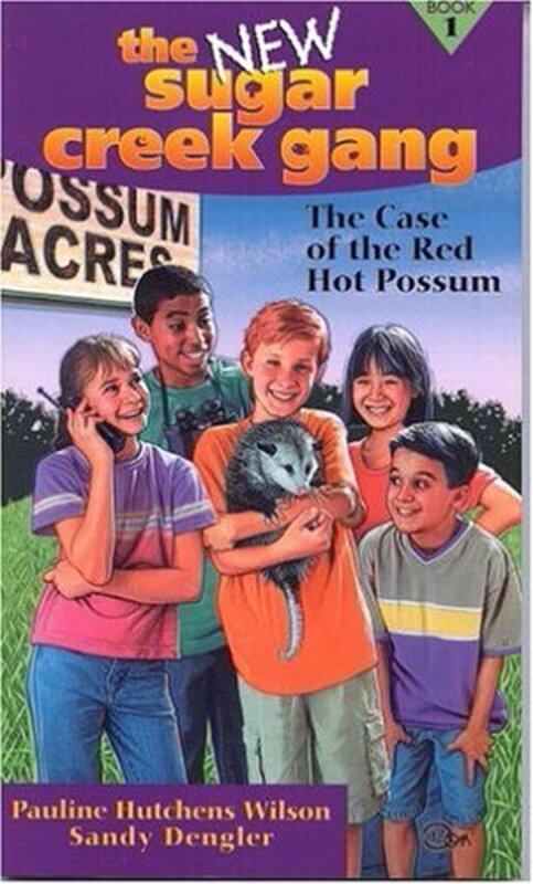 Book cover for "The Case of the Red Hot Possum" by Sandy Dengler
