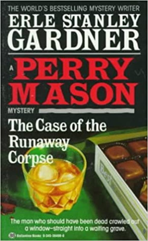 Book cover for "The Case of the Runaway Corpse" by Erle Stanley Gardner
