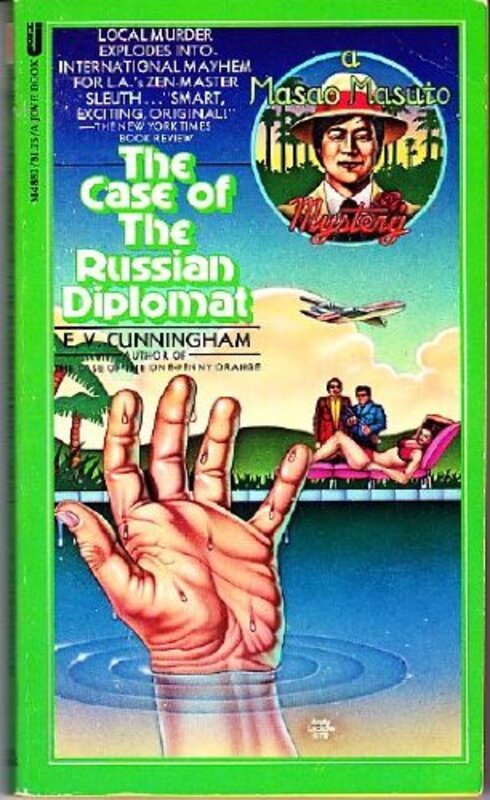 Book cover for "The Case of the Russian Diplomat" by EV Cunningham