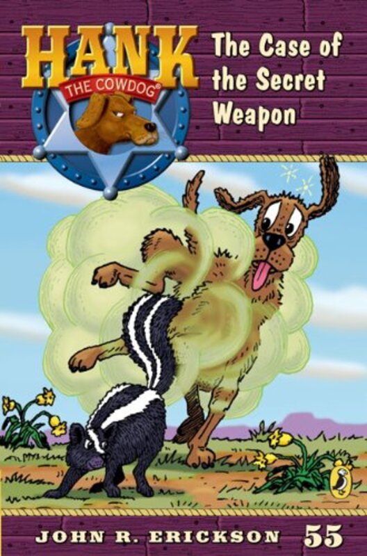 Book cover for "The Case of the Secret Weapon" by John R Erickson