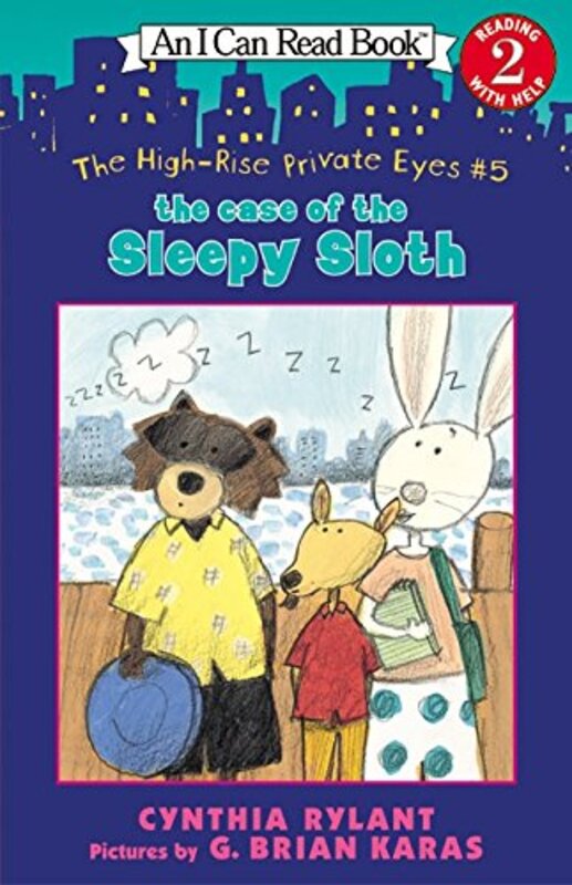 Book cover for "The Case of the Sleepy Sloth" by Cynthia Rylant
